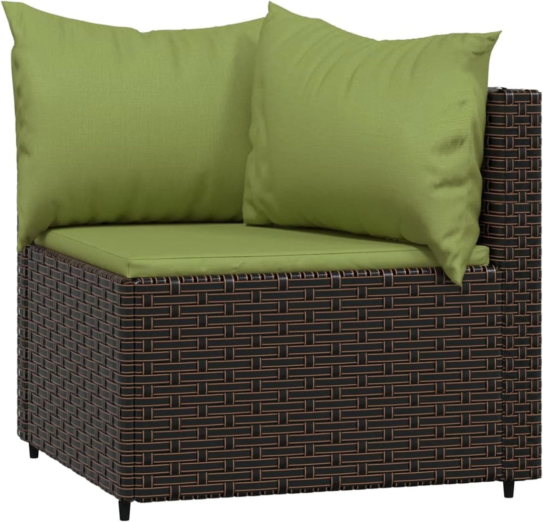 Tidyard 3-TLG. Gartenlounge Set Garten Sofa 2 Sitzer Ecksofa Gartensofa Rattansofa Sitzgruppe Garten