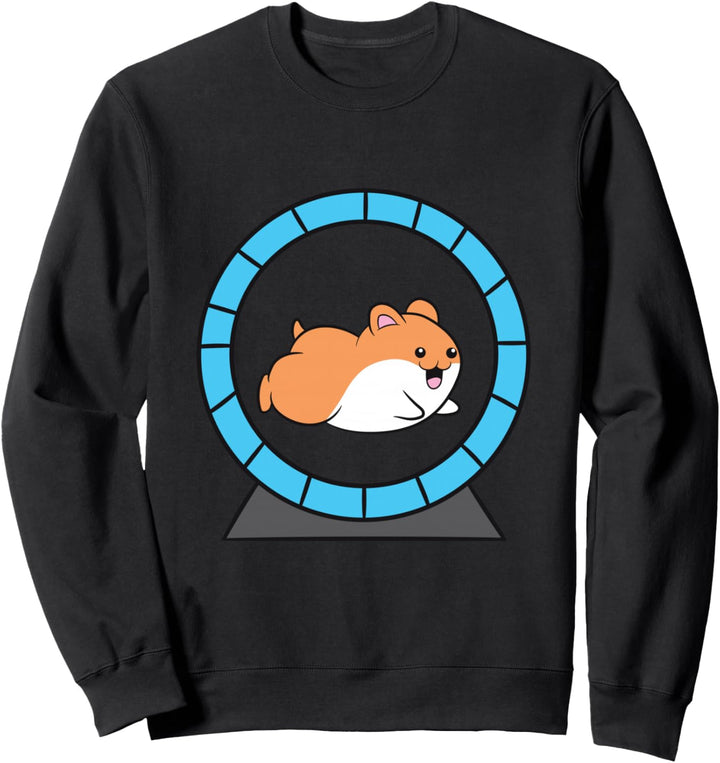 Hamster in einem Hamsterrad, Haustier-Hamster Sweatshirt