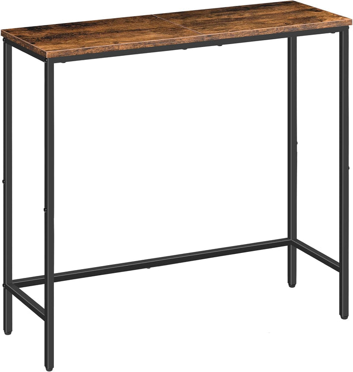 HOOBRO Schmaler Konsolentisch, 75 cm Beistelltisch, Flurtisch, Kleiner Ausstellungstisch, Sofatisch