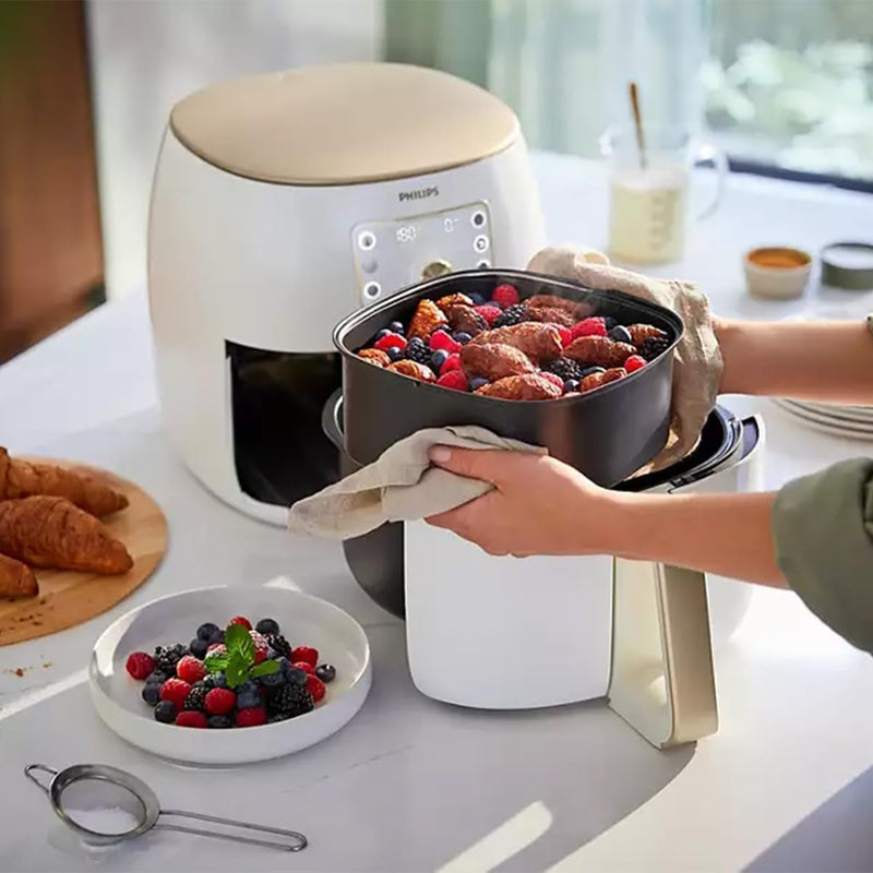 Philips Premium Airfryer XXL - Airfryer ohne Öl, Smart Sensing-Technologie, 2225 W, Fettentfernungst