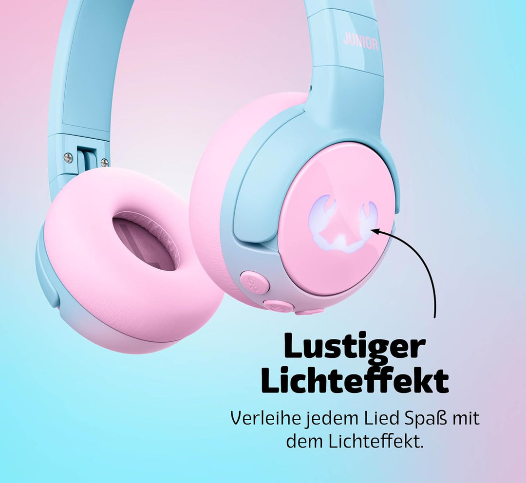 Fresh 'n Rebel Code Junior, kabellose Bluetooth-Kopfhörer für Kinder, sicherer Klang (, Cool Candy