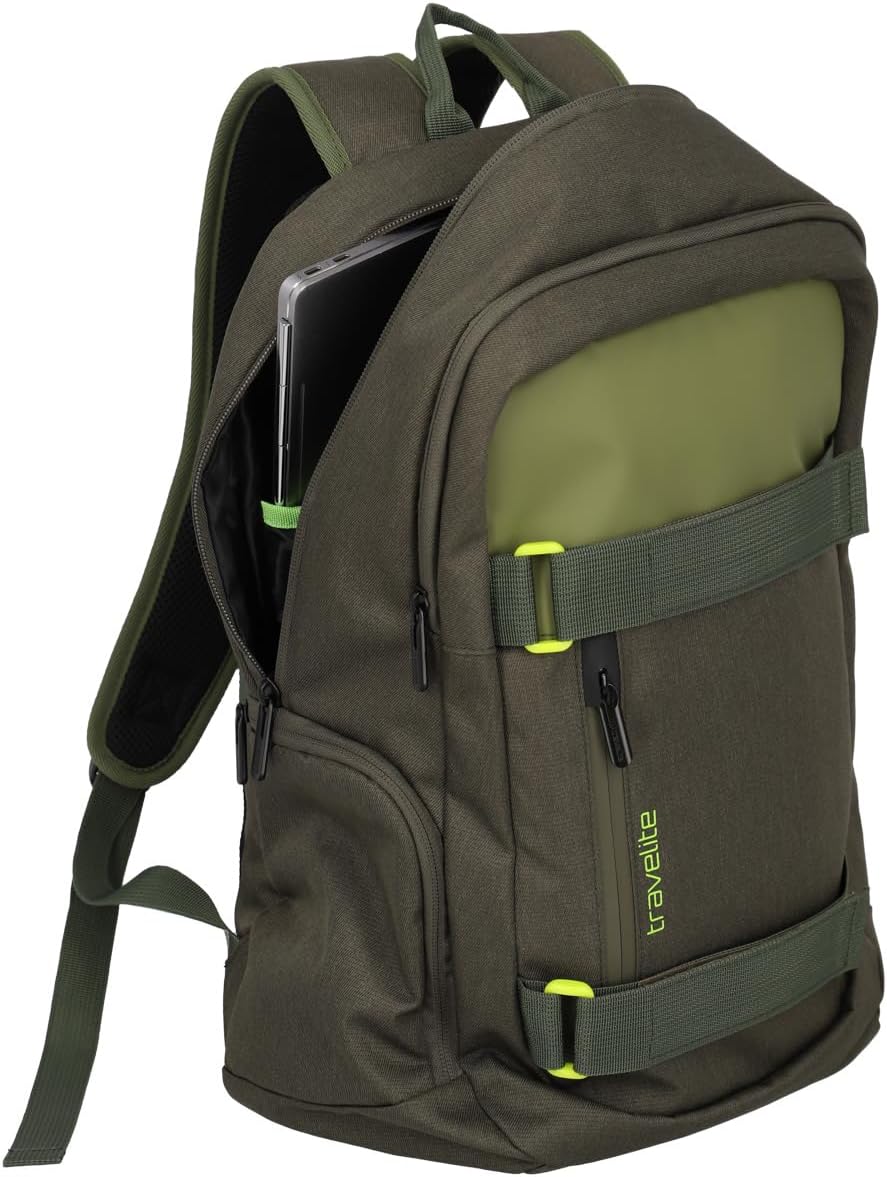 Travelite Handgepäck Rucksack, Laptop Rucksack 15,6 Zoll mit zusätzlichem Tabletfach, PATHWAY Strap,