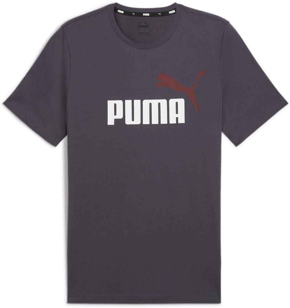 PUMA Herren Ess Logo Tee T-shirt S Galaktisches Grau, S Galaktisches Grau