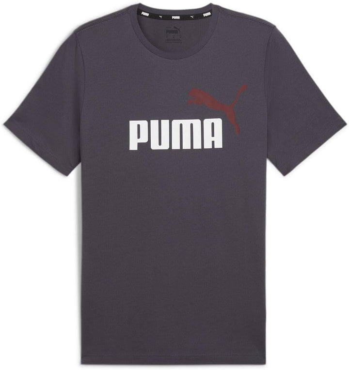 PUMA Herren Ess Logo Tee T-shirt S Galaktisches Grau, S Galaktisches Grau