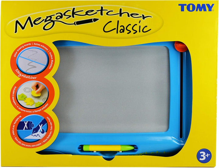 TOMY MegaSketcher Magnettafel für Kinder, Magnet Maltafel, Kinderspielzeug, Zaubertafel, fördert die