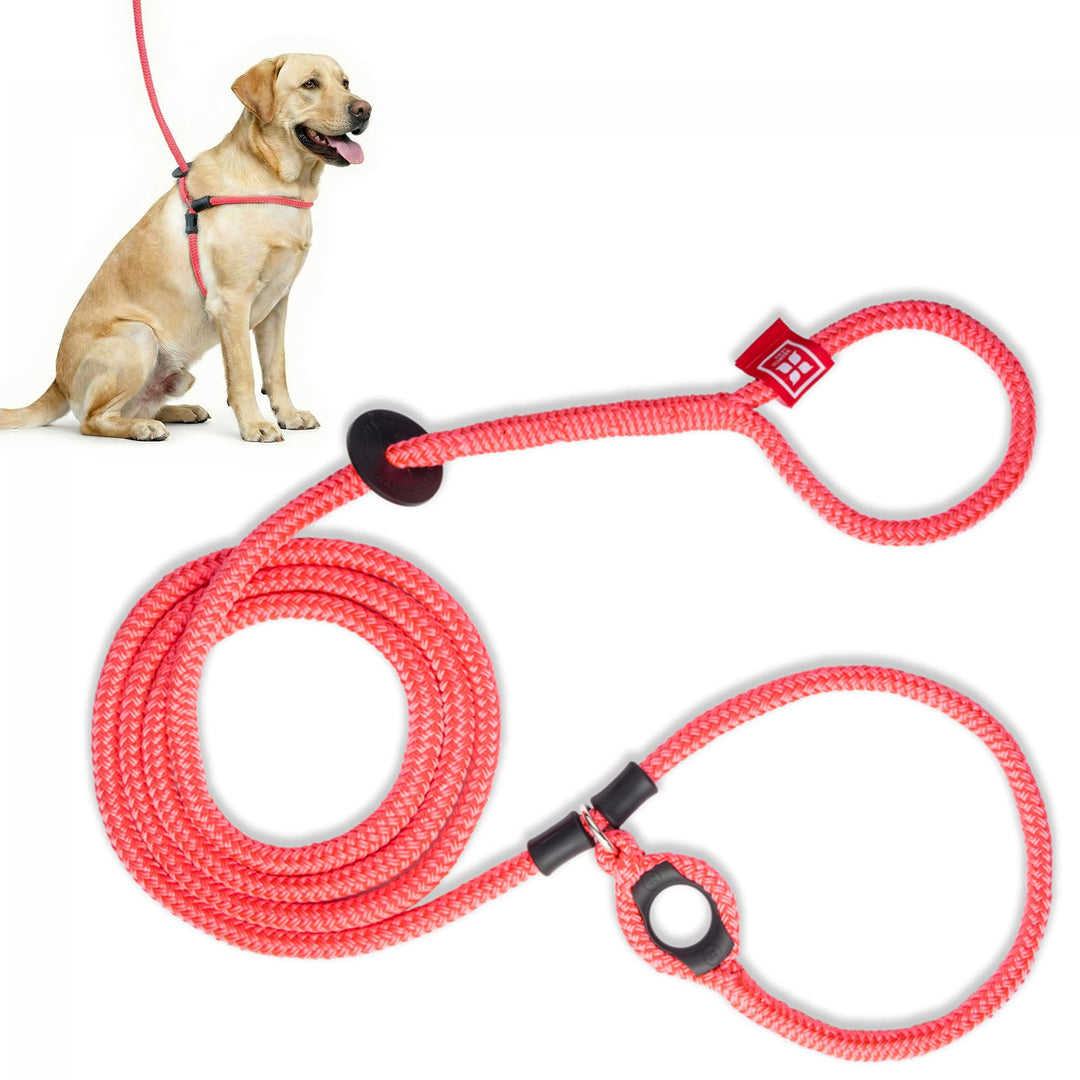 Harness Hundeleine mit Geschirr. Medium/Large 40-170 lbs rose, Medium/Large 40-170 lbs rose