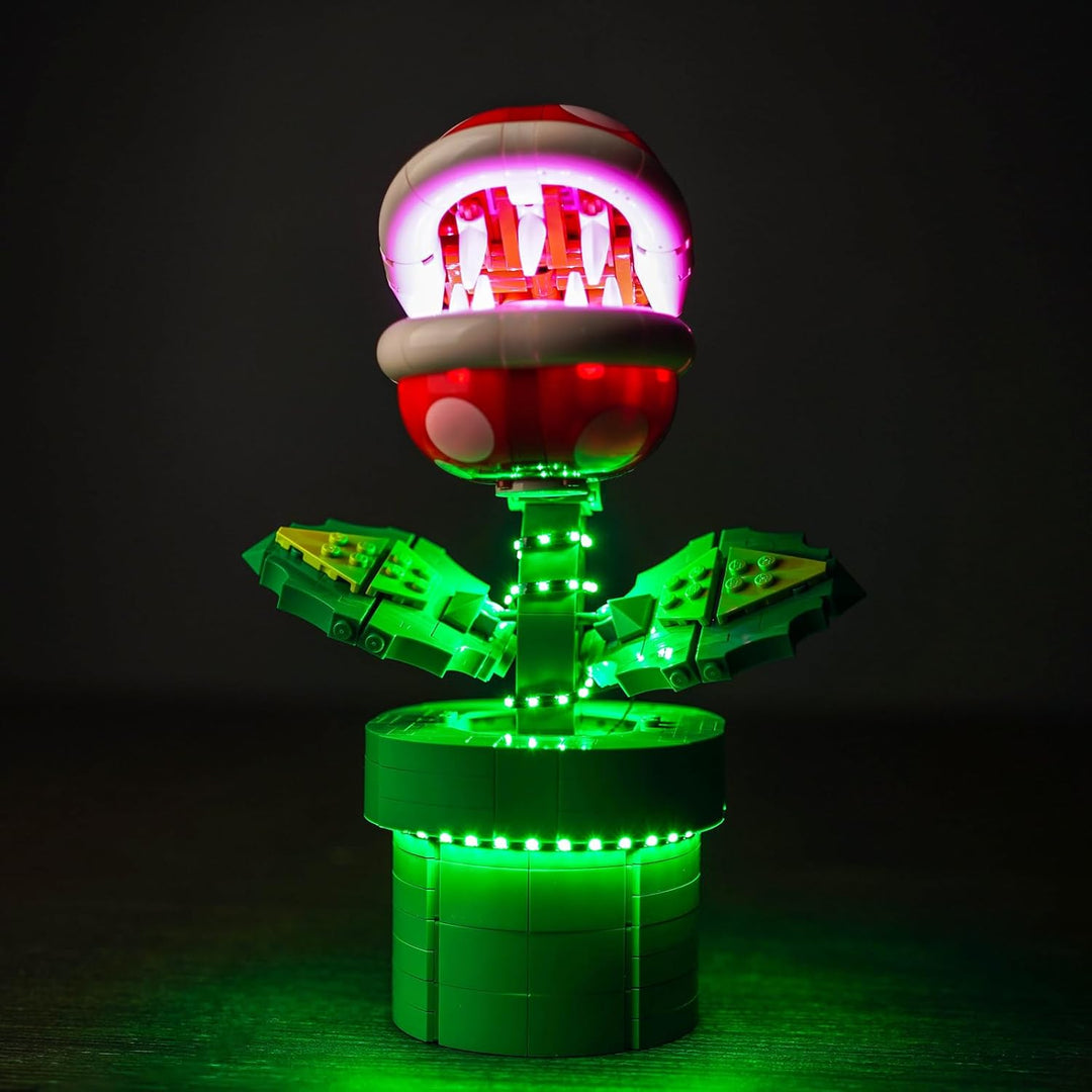 BrickBling Led Licht Set für Lego 71426 Piranha Plant (Kein Lego), Dekorationsbeleuchtungsset für Le
