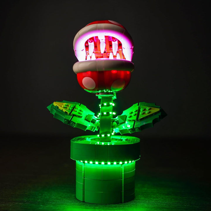BrickBling Led Licht Set für Lego 71426 Piranha Plant (Kein Lego), Dekorationsbeleuchtungsset für Le