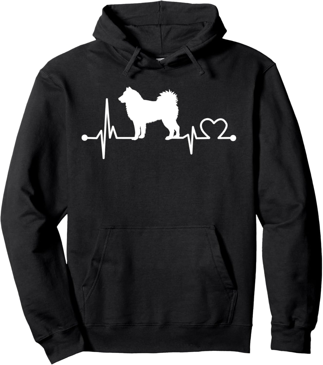 Alaskan Malamute Herzschlag Hemd Hund Haustier für Frauen Pullover Hoodie