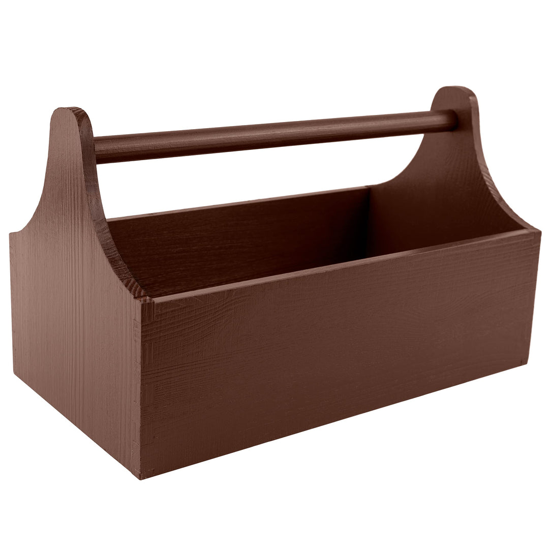 Creative Deco Werkzeugkiste Holz | Werkzeugkasten aus Holz | Masse 34 x 18 x 20,5 cm (+/- 0,5 cm) |