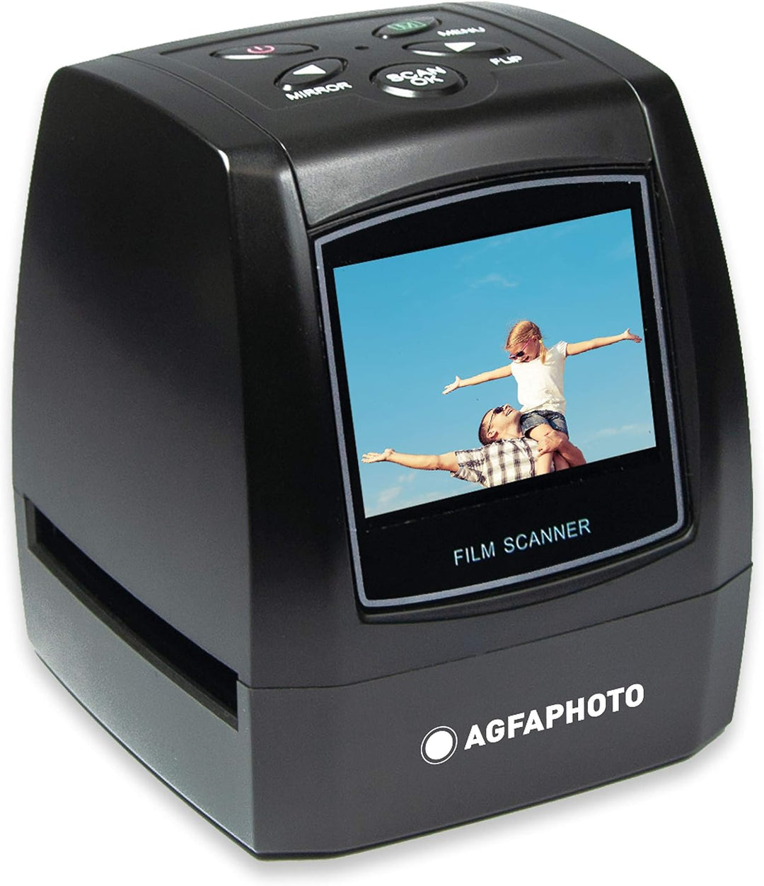 AgfaPhoto Photo-Realiview AFS100 – Digitaler Film-Scanner 35 mm/135 und Dias (10 MP, LCD-Bildschirm,