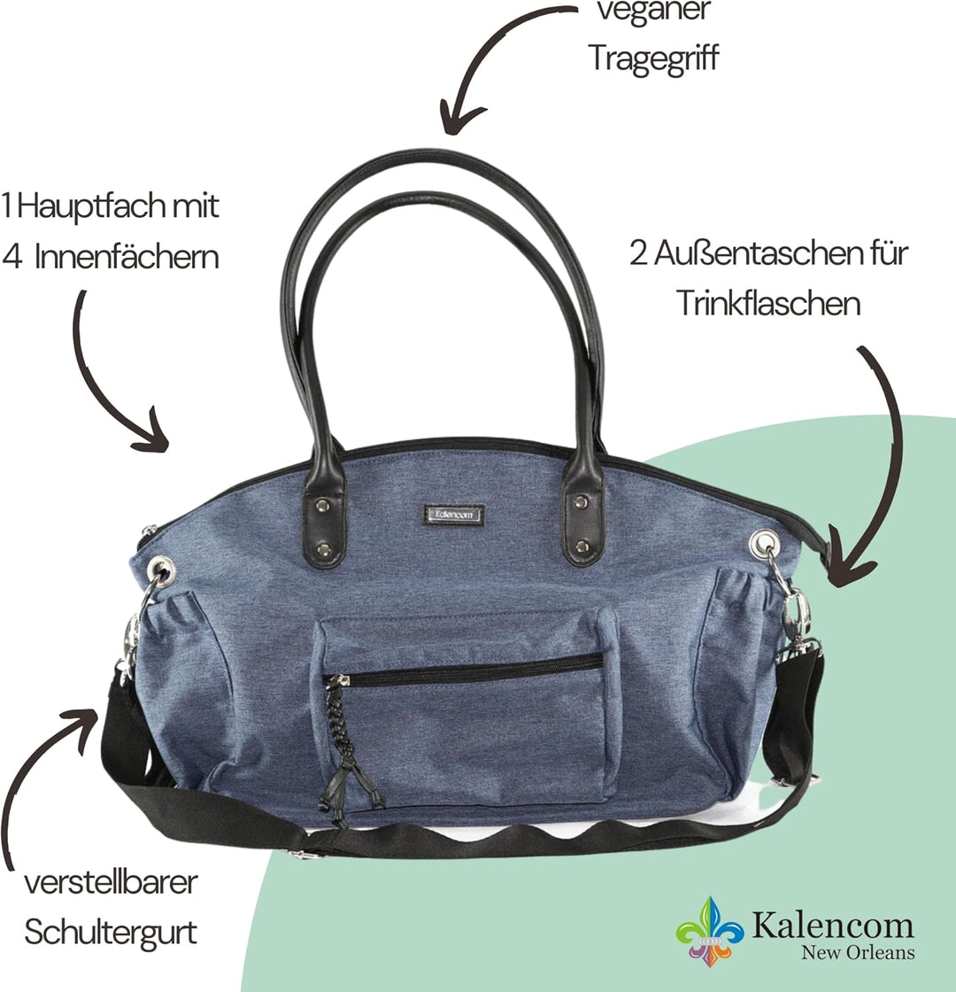 Kalencom Handtasche Umhängetasche stilvolle Baby Wickeltasche mit Wickelauflage, Aufbewahrungsbeutel