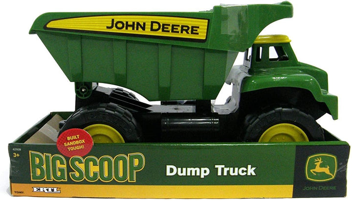 Kipplaster "John Deere Big Scoop" in Grün, Hochwertiges Kinderspielzeug aus Robustem Kunststoff für