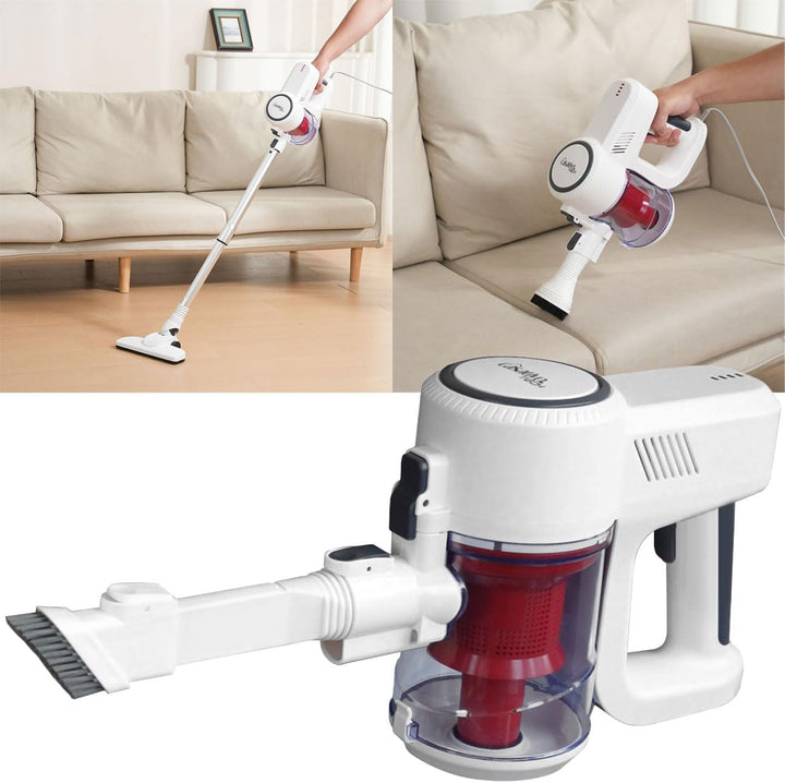 Leistungsstarker 2in1 Zyklon Staubsauger 500W (15kPa): Hand- & Bodensauger mit HEPA-Filter. 800ml Be