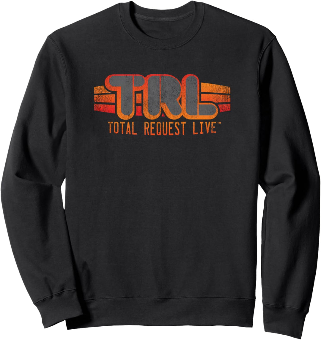 MTV TRL Orange Stripes Total Request Live Sweatshirt