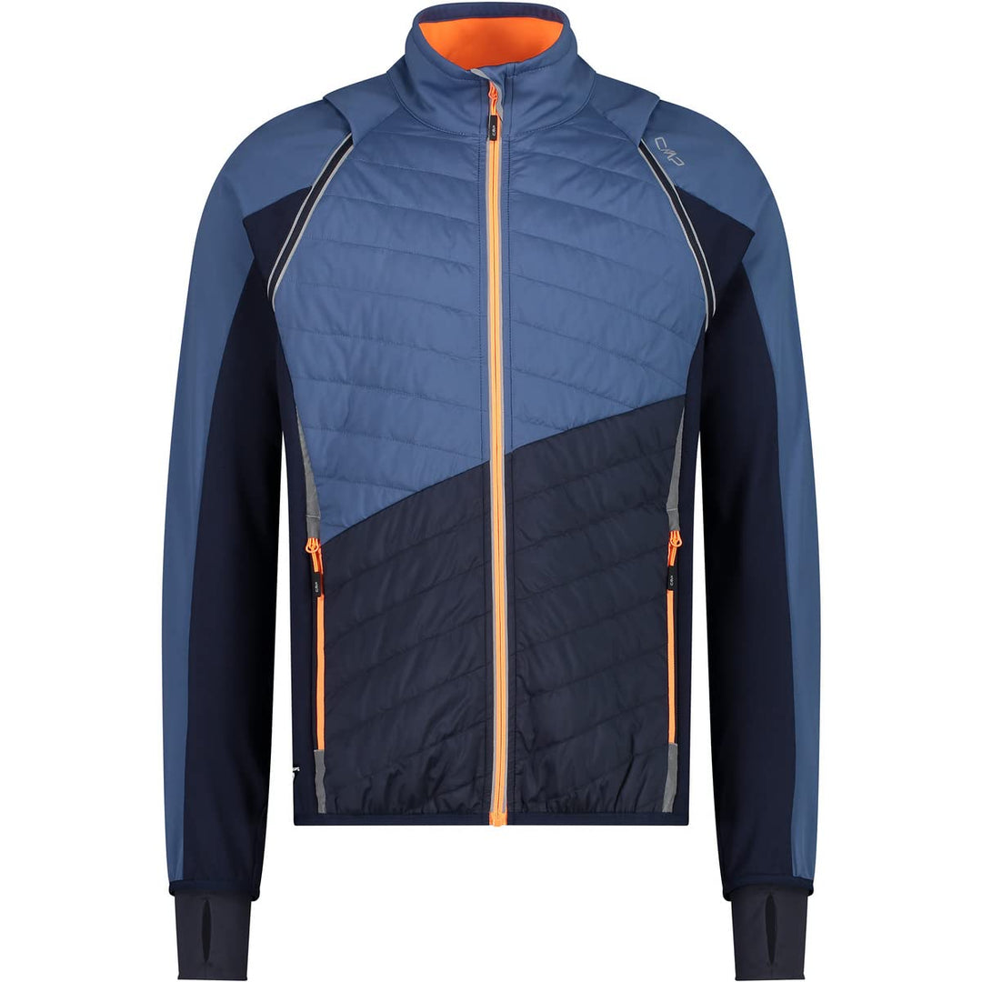 CMP Herren Leichte Herren-softshelljacke mit Abnehmbaren Ärmeln Leichte Softshelljacke 50 bluestone,