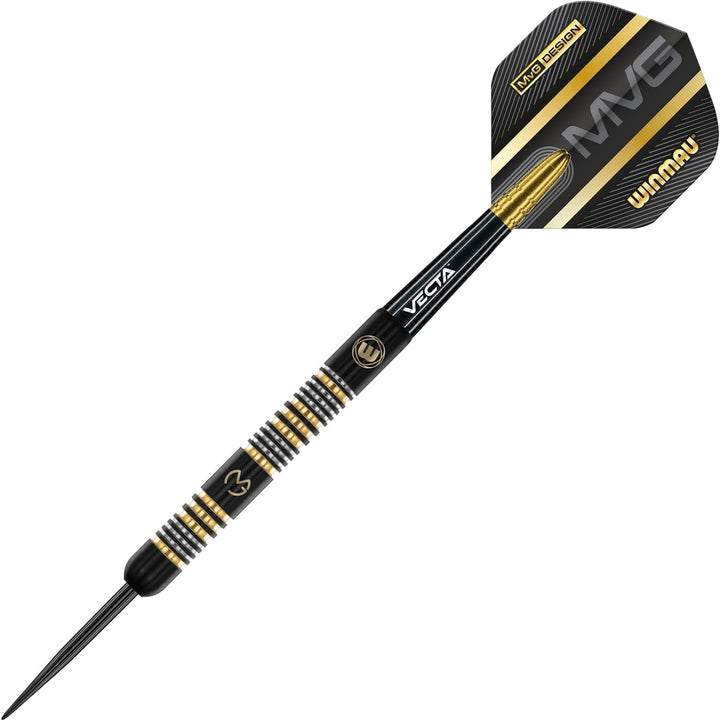 WINMAU Michael Van Gerwen MvG Trilogy 23 Gramm Profi Stahlspitze Wolfram Dartpfeile mit Flüge und St