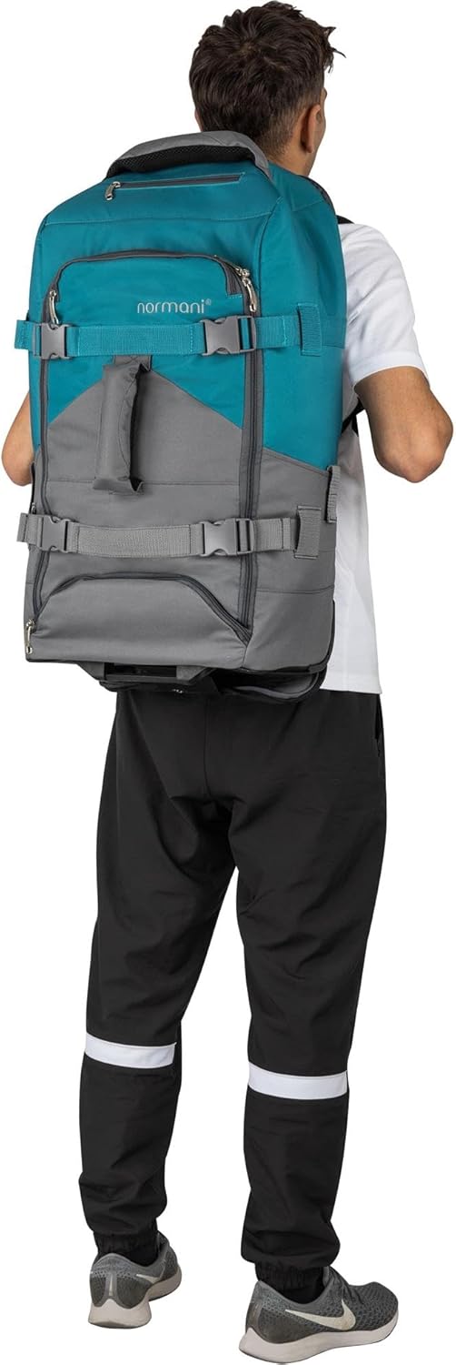 normani Backpacker Reisetaschen-Rucksack mit Trolleyfunktion - Trolley mit Frontloader Funktion und