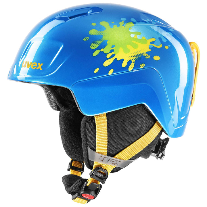 uvex Unisex Jugend Heyyya Skihelm Single 46-50 cm blue splash, Single 46-50 cm blue splash