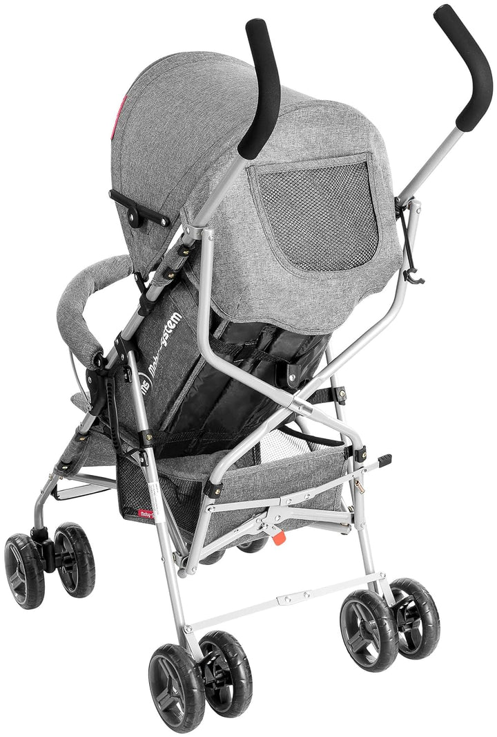 Moby-System Barton Buggy Kinderwagen im Regenschirmstil aus Polyester für Unisex-Kinder ab 6 Monaten