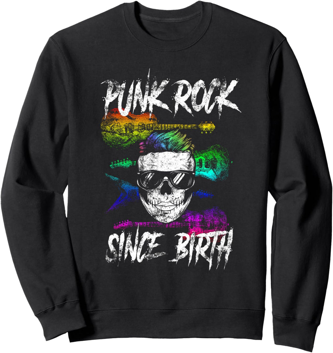 Punk Musik Retro Punk Rock Konzert Sweatshirt