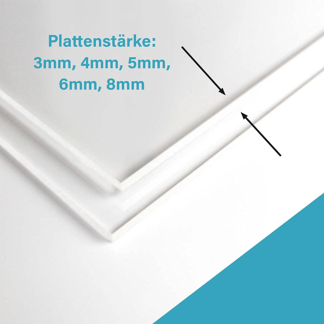 KAISER plastic® Polycarbonat (PC) Scheibe |3mm | glasklar und transparent | UV beständig | Premium Q