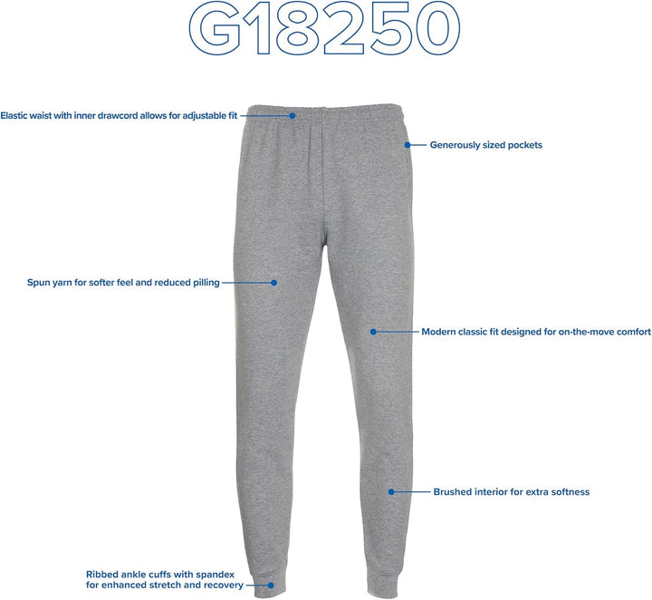 Gildan Herren Trainingshose XXL Grau - Sport Grey, XXL Grau - Sport Grey
