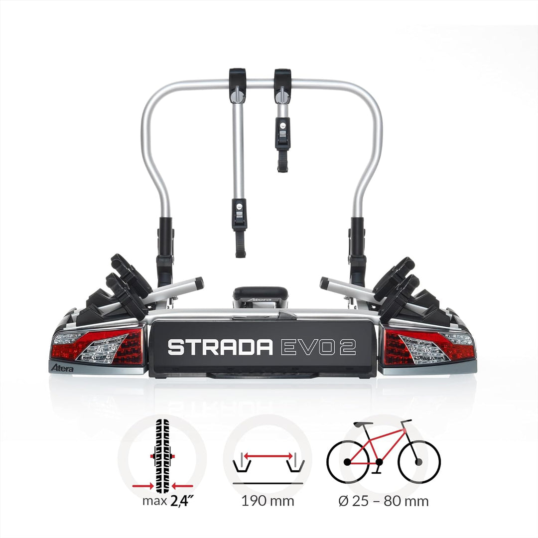 Atera 022700 Fahrradträger Strada Evo 2 - Kupplungsträger 2 Single