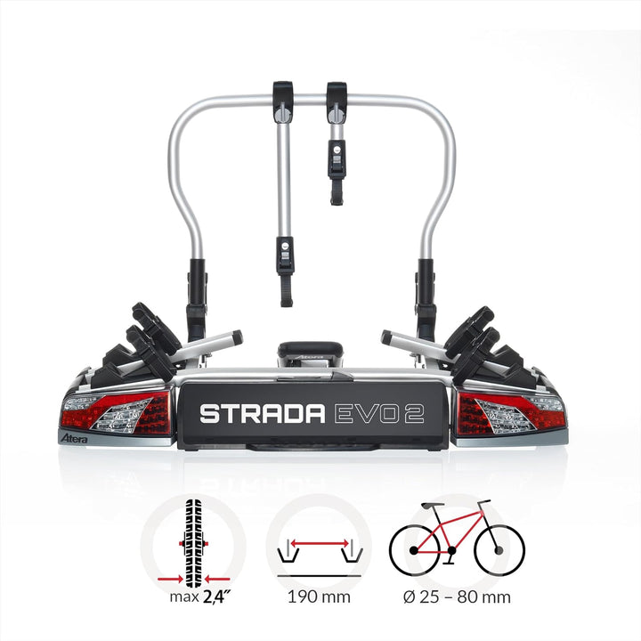 Atera 022700 Fahrradträger Strada Evo 2 - Kupplungsträger 2 Single