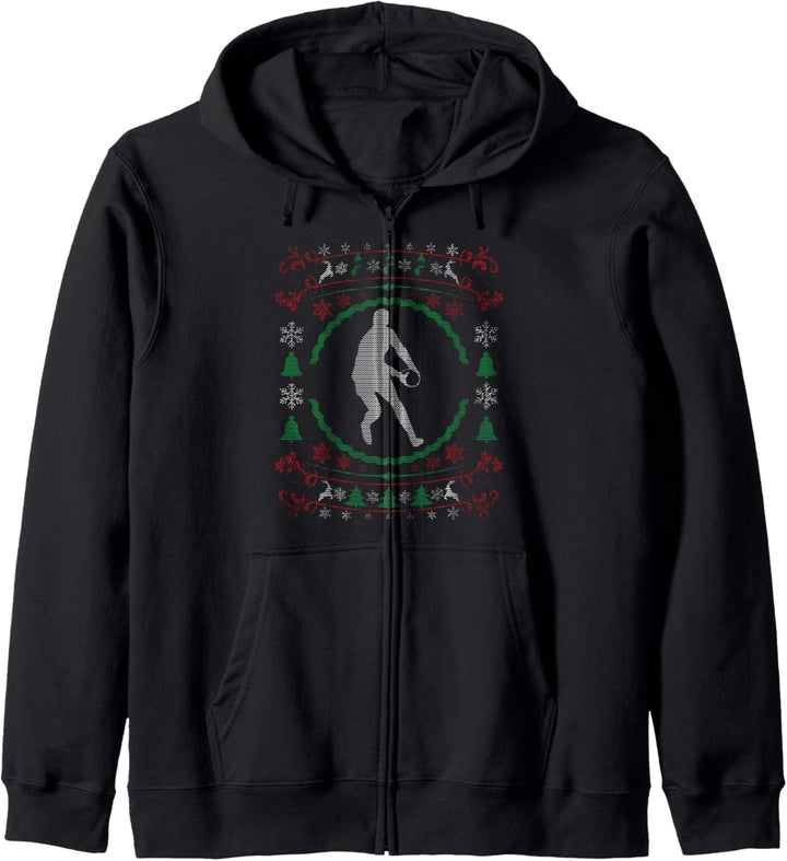 Ugly Christmas Style Rugby Funny Xmas Kapuzenjacke
