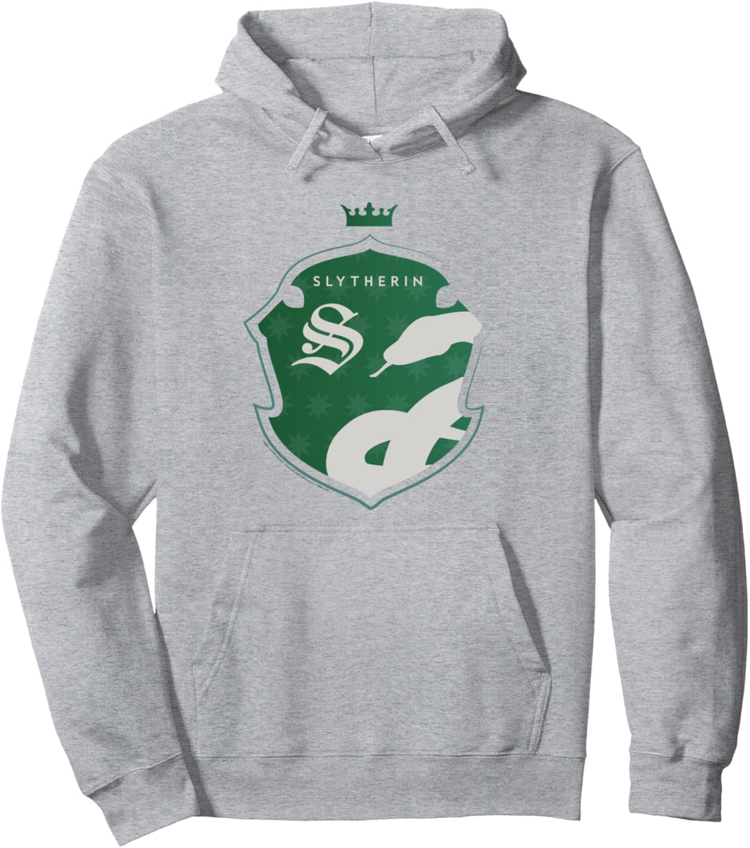 Harry Potter Slytherin 'S' Shield Crest Pullover Hoodie