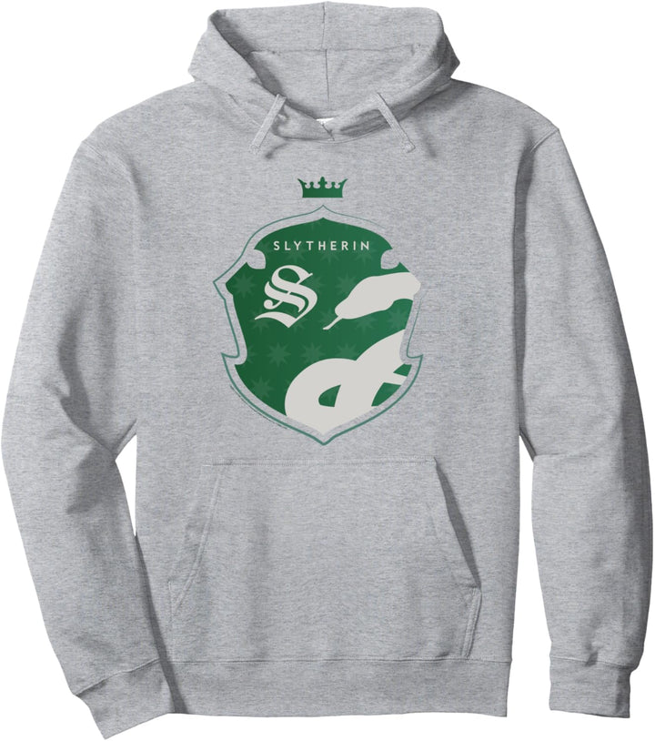 Harry Potter Slytherin 'S' Shield Crest Pullover Hoodie