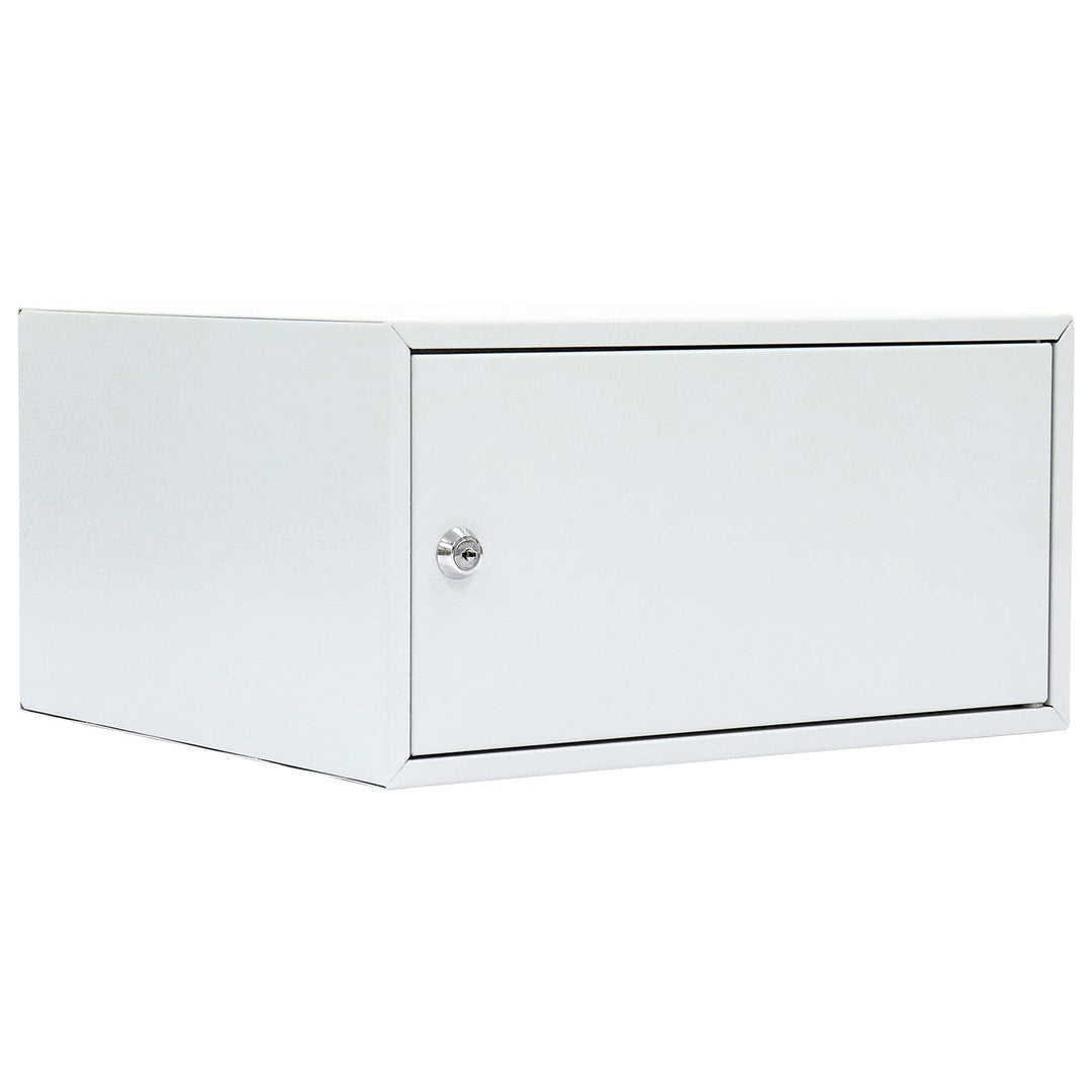 Rottner Wertfach Home Case 4, Zylinderschloss, Lichtgrau, BxH 370x190 mm, Befestigungsmaterial inklu