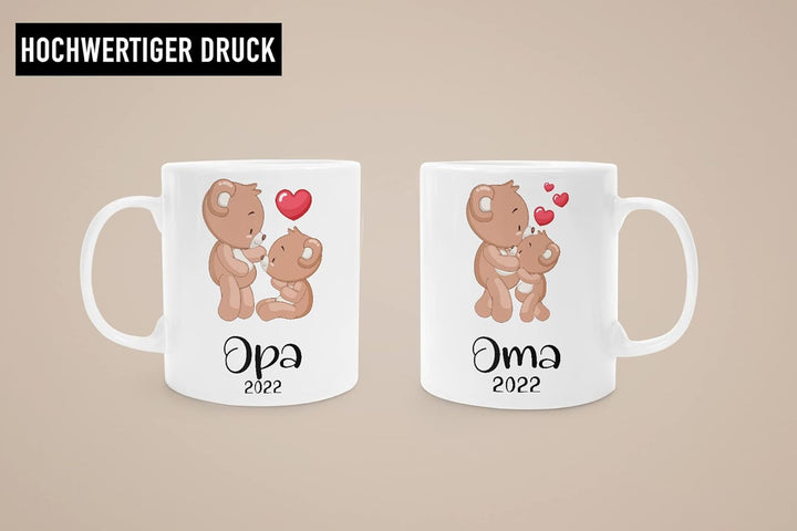Trendation - Ihr werdet Oma und Opa 2022 Geschenk Schwangerschaft Verkünden Überraschung Baby Du Wir