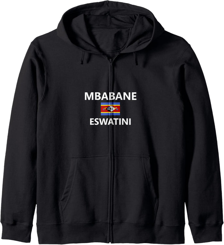 Mbabane Eswatini Flagge Land Flag Country Kapuzenjacke