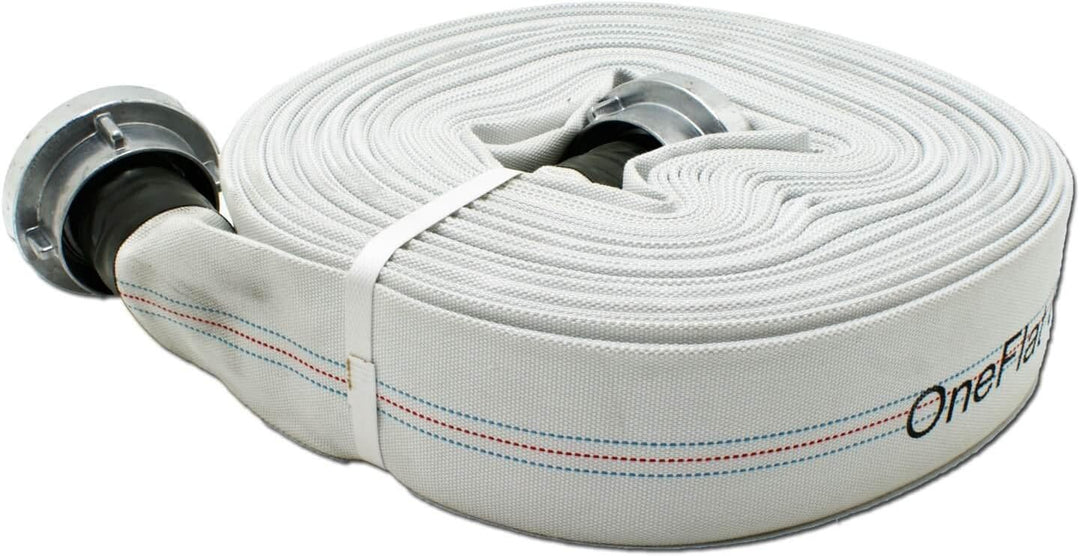 Stabilo-Sanitaer Bauschlauch C-Schlauch mit Storz Kupplung 2 Zoll 52mm 20m 10bar Industrieschlauch G