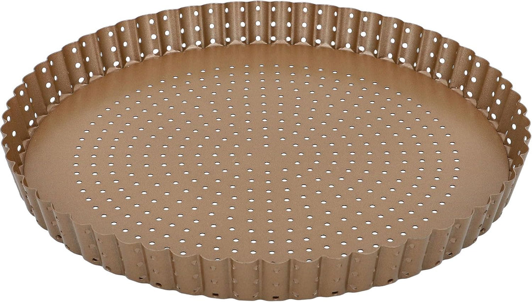 Birkmann, Laib &amp; Seele, perforierte Quiche-, Tarte- und Pizzaform, Ø 30 cm, Backform mit losem Hebeb