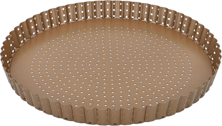 Birkmann, Laib &amp; Seele, perforierte Quiche-, Tarte- und Pizzaform, Ø 30 cm, Backform mit losem Hebeb