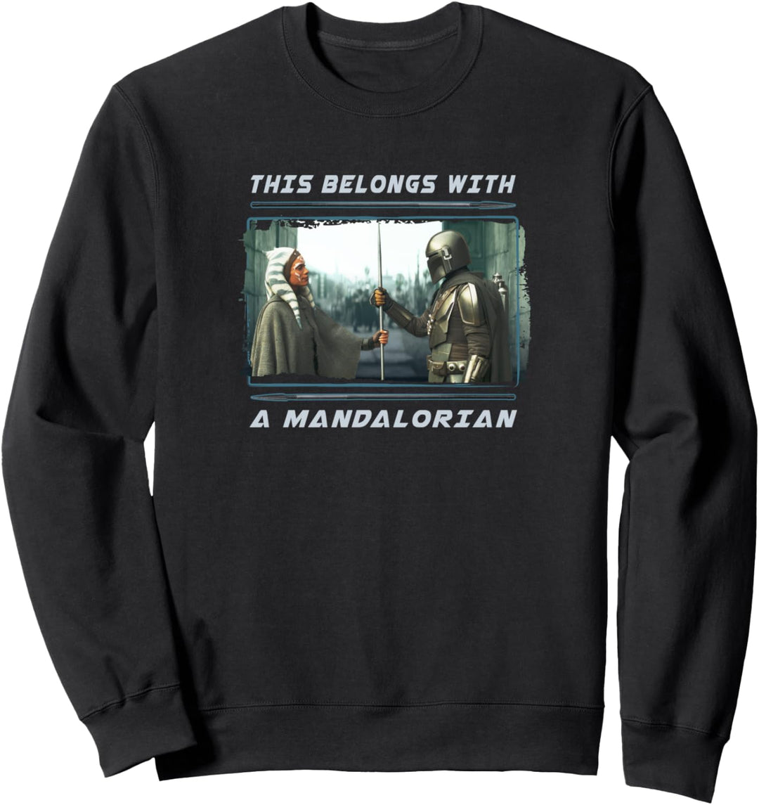 Star Wars: The Mandalorian Belongs With A Mandalorian Ahsoka Sweatshirt