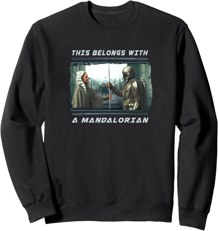 Star Wars: The Mandalorian Belongs With A Mandalorian Ahsoka Sweatshirt