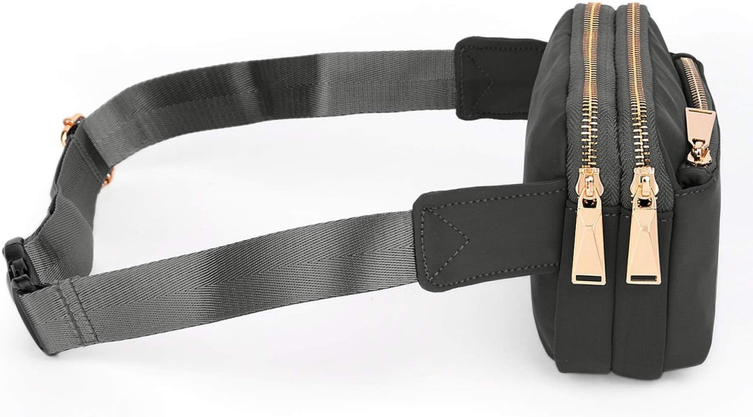 Geldbörse Damen Brieftasche UTO PU Leder Multifunktions Zip um Clutch für Handy 0759a Grau, 0759a Gr