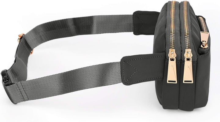 Geldbörse Damen Brieftasche UTO PU Leder Multifunktions Zip um Clutch für Handy 0759a Grau, 0759a Gr