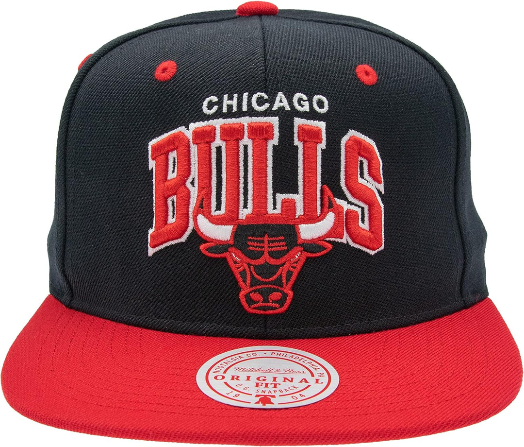 Mitchell & Ness Snapback - Team Arch NBA - Chicago Bulls, blk/red