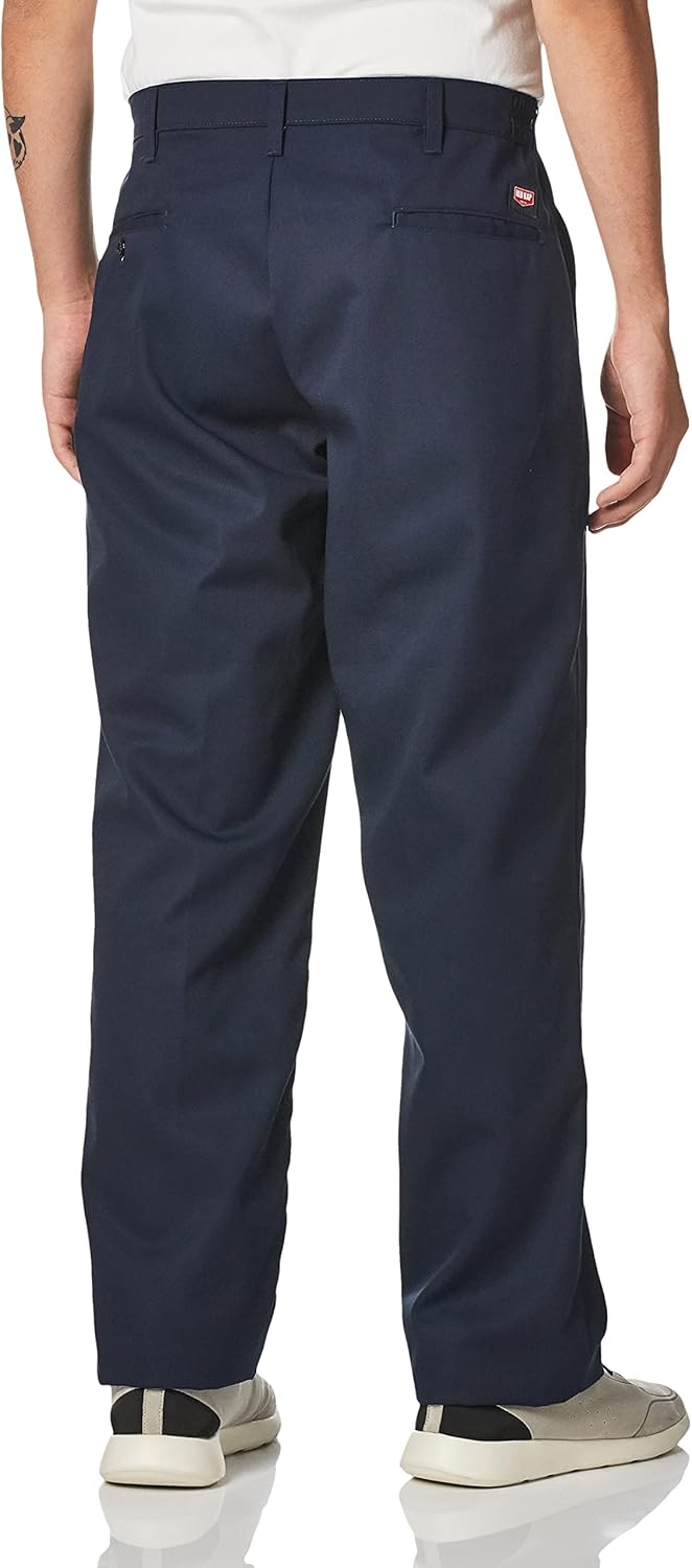 Red Kap Herren Arbeitshose mit elastischem Einsatz 52W / 32L Navy, 52W / 32L Navy