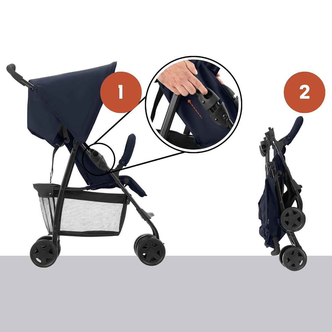 hauck Buggy Sport, Ultra Leicht - nur 5,9 kg, für Kinder bis 15 kg, Klein Zusammenklappbar, Reisebug