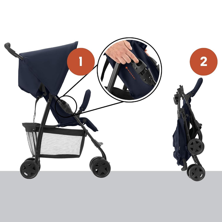 hauck Buggy Sport, Ultra Leicht - nur 5,9 kg, für Kinder bis 15 kg, Klein Zusammenklappbar, Reisebug