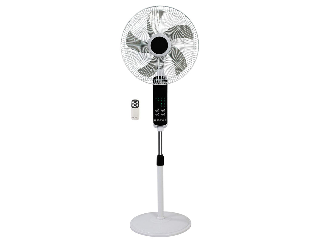 BEPER VE.112 Standventilator Touch Screen - Ventilator mit Fernbedienung, 55 W, 45 cm Touchscreen, T
