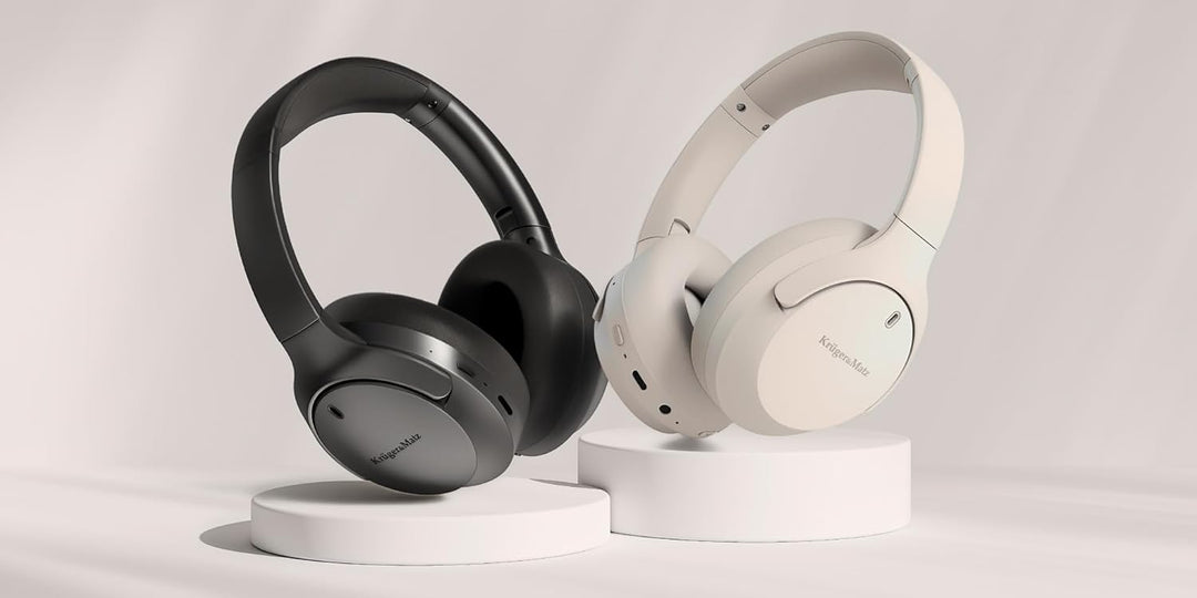 Krüger&Matz Drahtlose Ohrhörer Street 4 Eingebautes Mikrofon ANC-Funktion Bluetooth 5.4 Schwarz