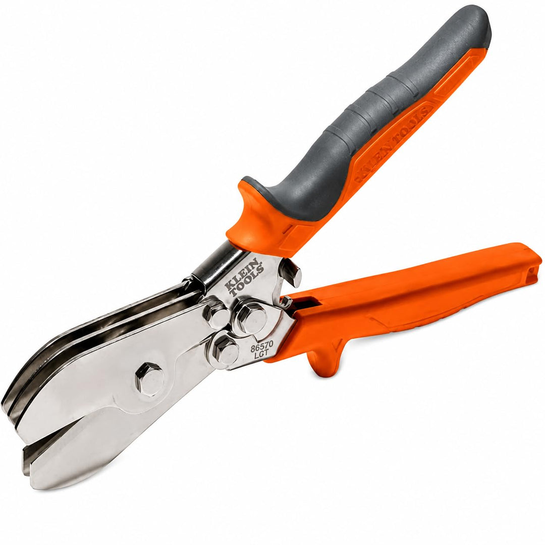 Klein Tools 86520 Crimpzange mit 5 Klingen, für Rohrleitungen, Rohre und Blech, 24 Gauge Stahl, 28 G