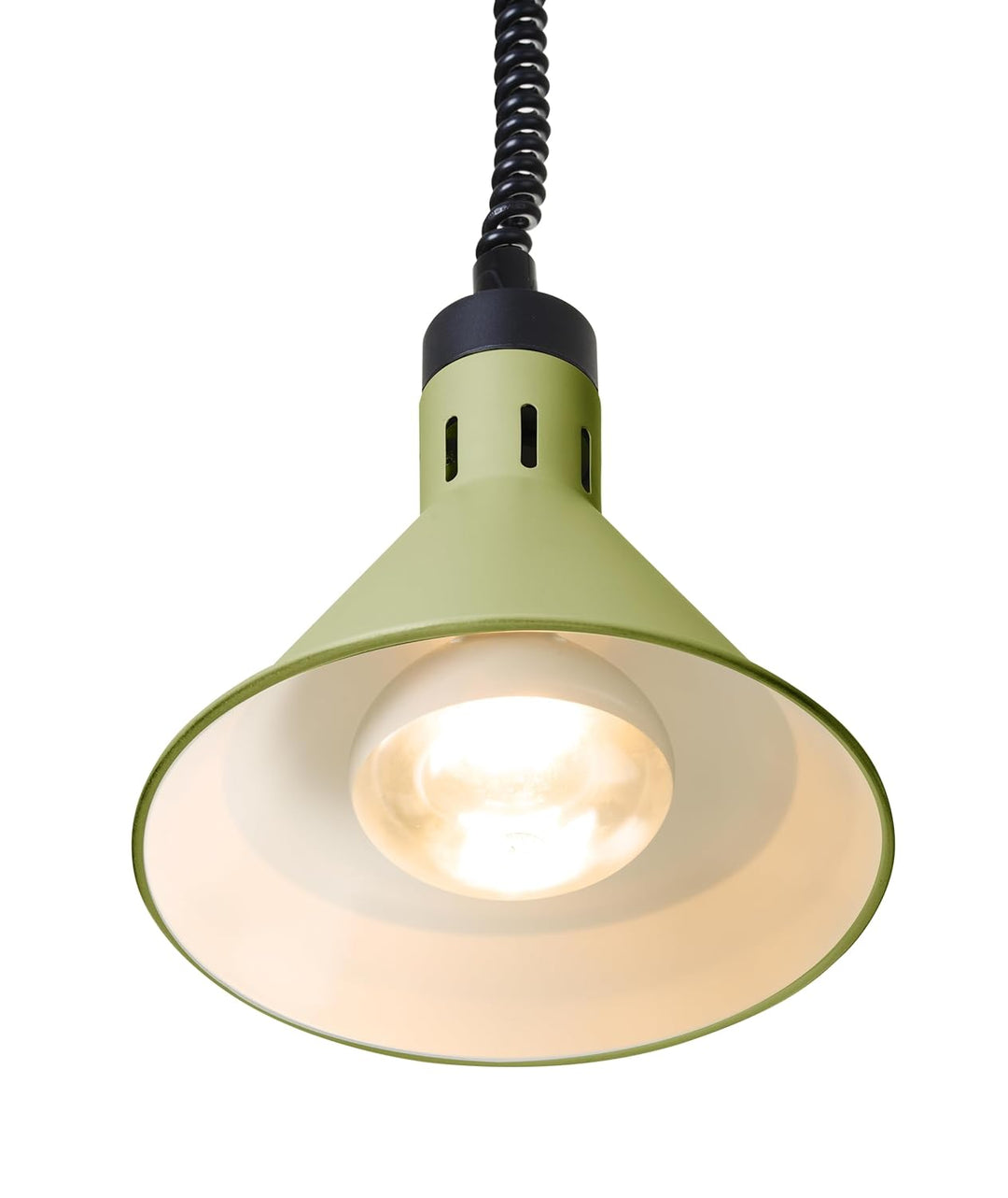 HENDI Wärmelampe, Konisch, Inkl. Bruchsicher Infrarotlampe, Höhenverstellbar, zum Warmhalten von Spe